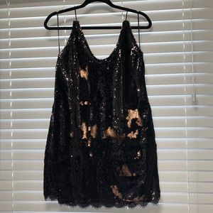 Free People Flip Sequin Mini Dress/ Top